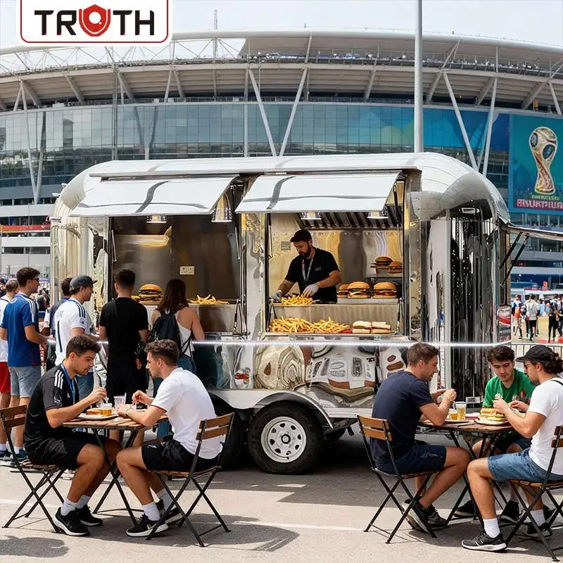 Tam Catering Donanımlı Sosisli Sandviç Römorku