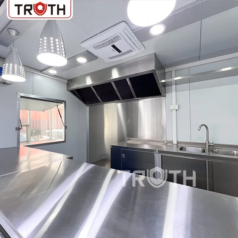 Hot Dog Square Mobile Kitchen Food Trailer
