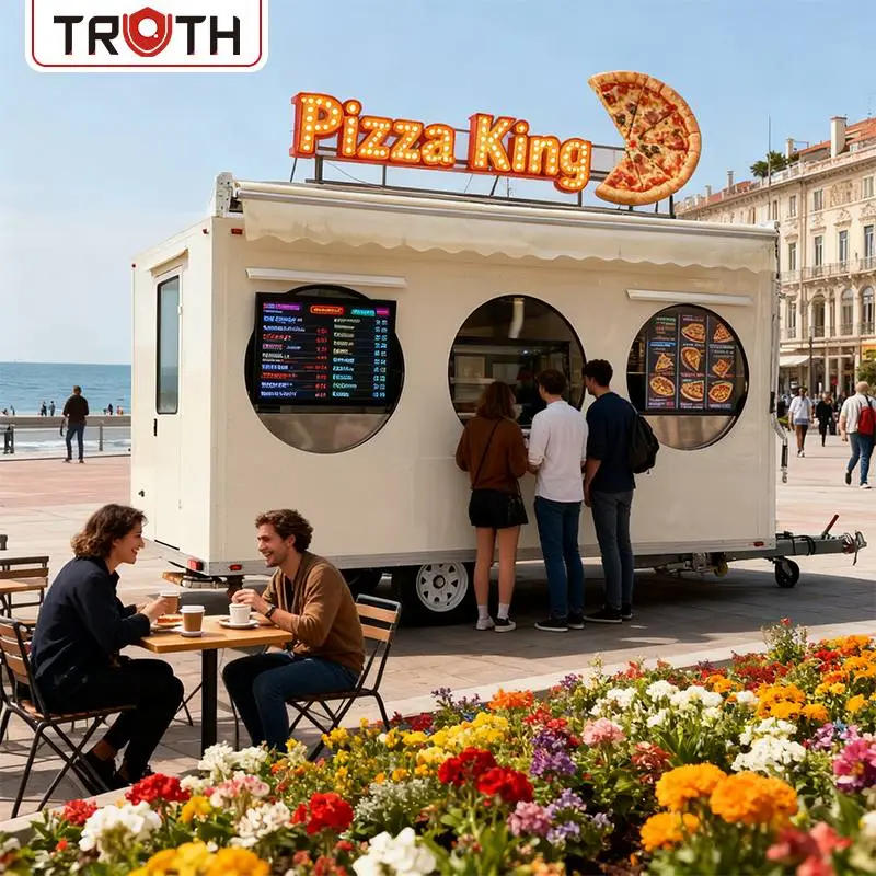 Tam Mutfaklı Pizza Fast Food Kamyonu